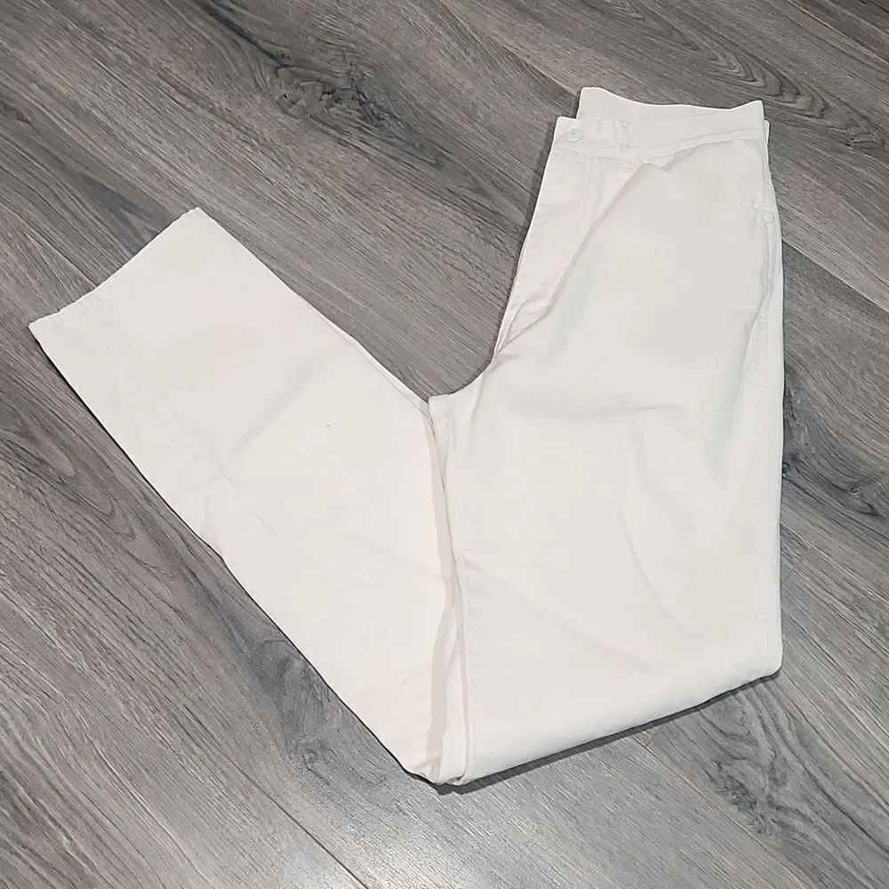 EUC White Vintage Brittania Straight Leg Jeans
